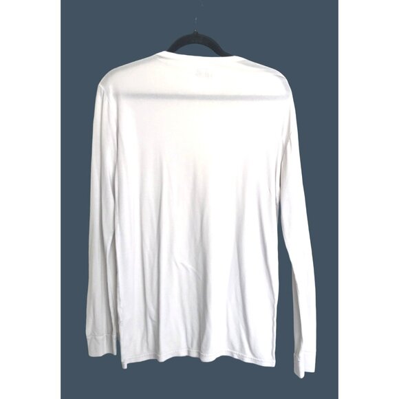 32 DEGREES- MENS WHITE LONG SLEEVE CREW NECK PULLOVER WARM SHIRT SIZE LARGE - Picture 2 of 6